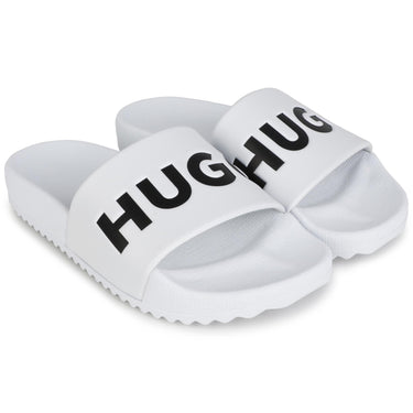Chanclas HUGO blancas para niños y adolescentes